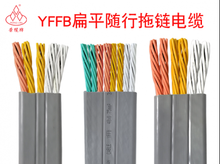 Flat elevator cable